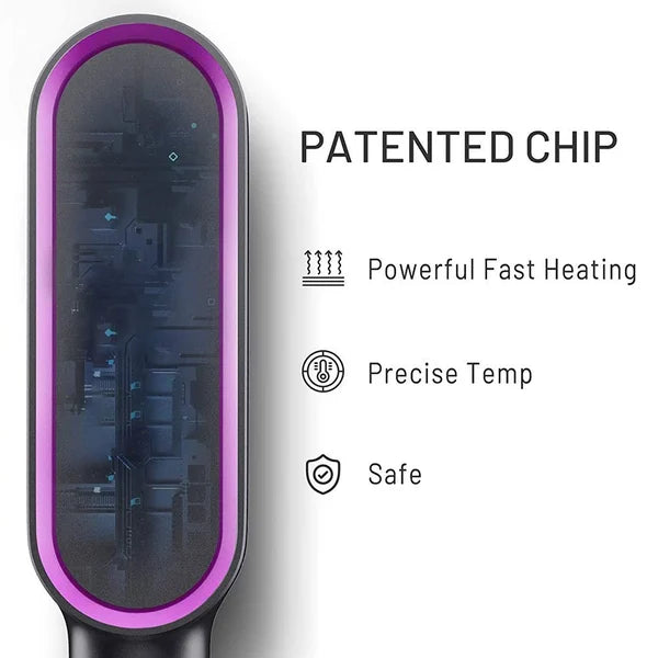 🔥SCHNÄPPCHEN 49 % RABATT🔥 💇‍♀Haarglätter-Stylingkamm mit negativen Ionen 