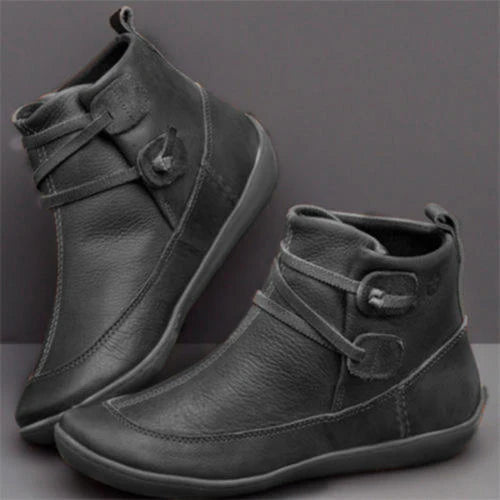 🔥49% Off Today🔥 Women's Vintage Leather Arch Support Ankle Boots