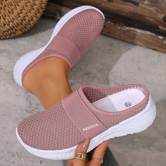 CloudEase™ Women’s Orthopedic Slip-On Sneakers – Breathable Comfort & Arch Support