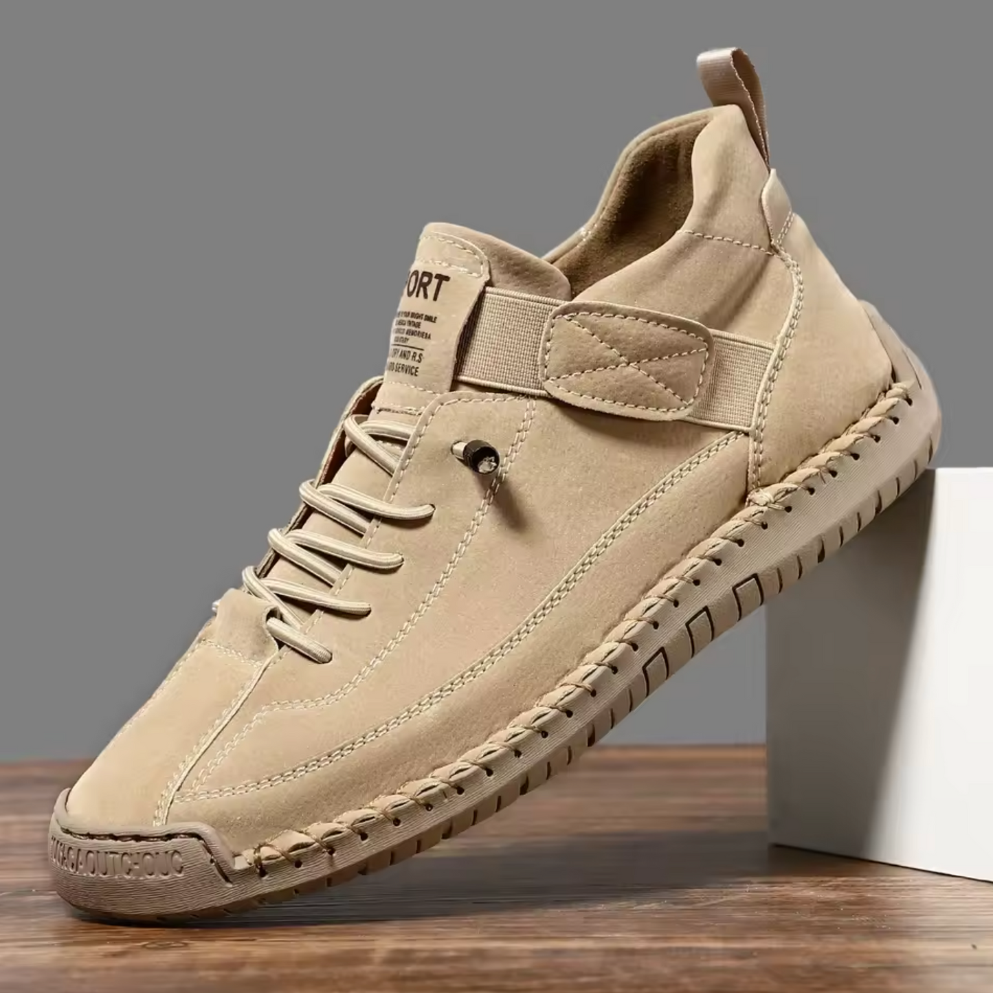 EaseStep™ Leather Sneakers – Soft Comfort & Orthopedic Support