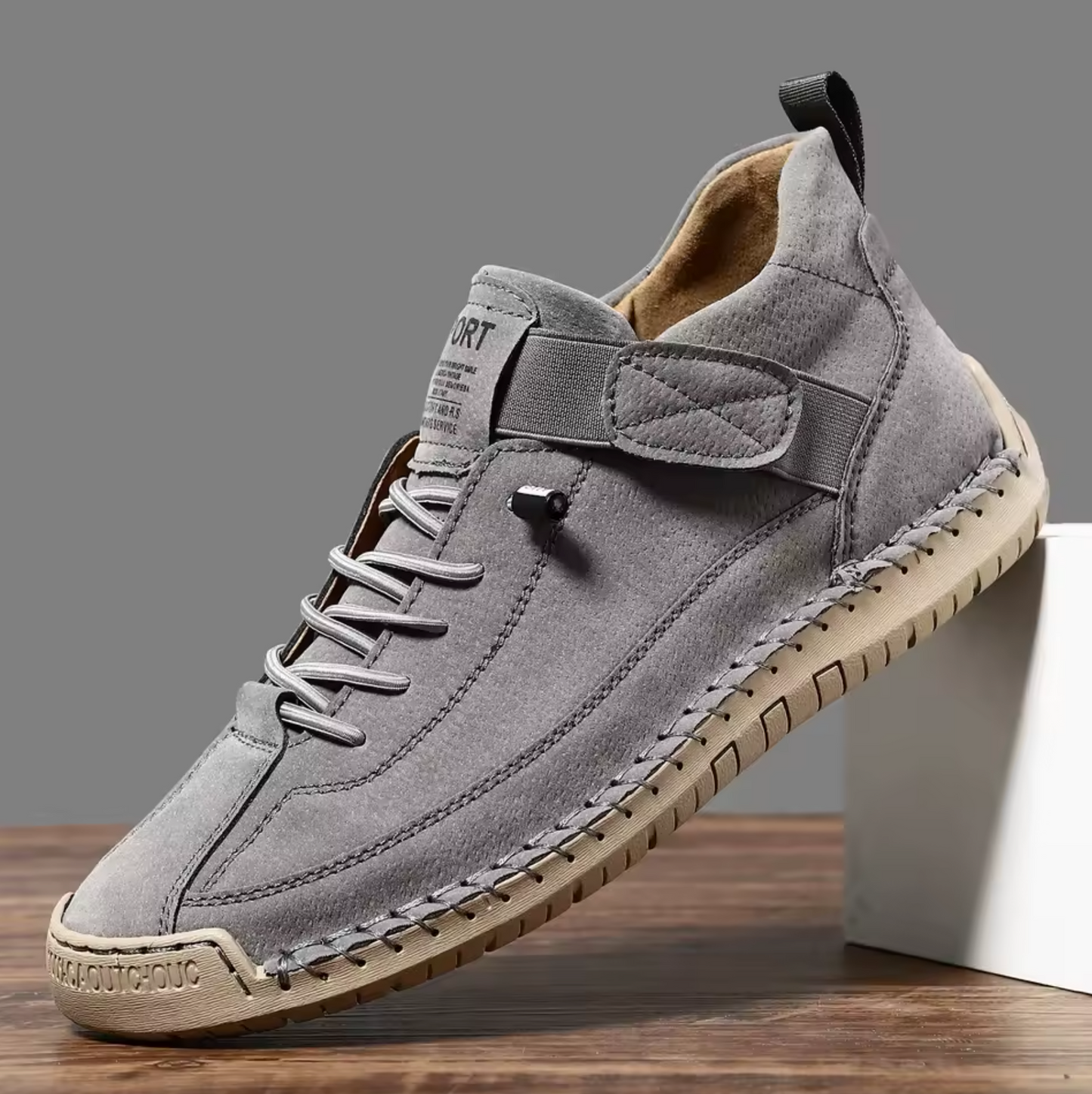 EaseStep™ Leather Sneakers – Soft Comfort & Orthopedic Support