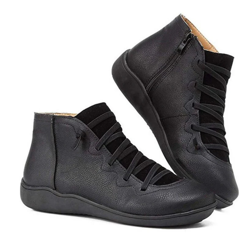 🔥49% Off Today🔥 Women's Vintage Leather Arch Support Ankle Boots