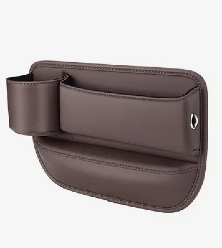 🔥HOT SALE 45% OFF 💖Car Leather Cup Holder Gap Filler Organizer Bag [Universal Fitment]
