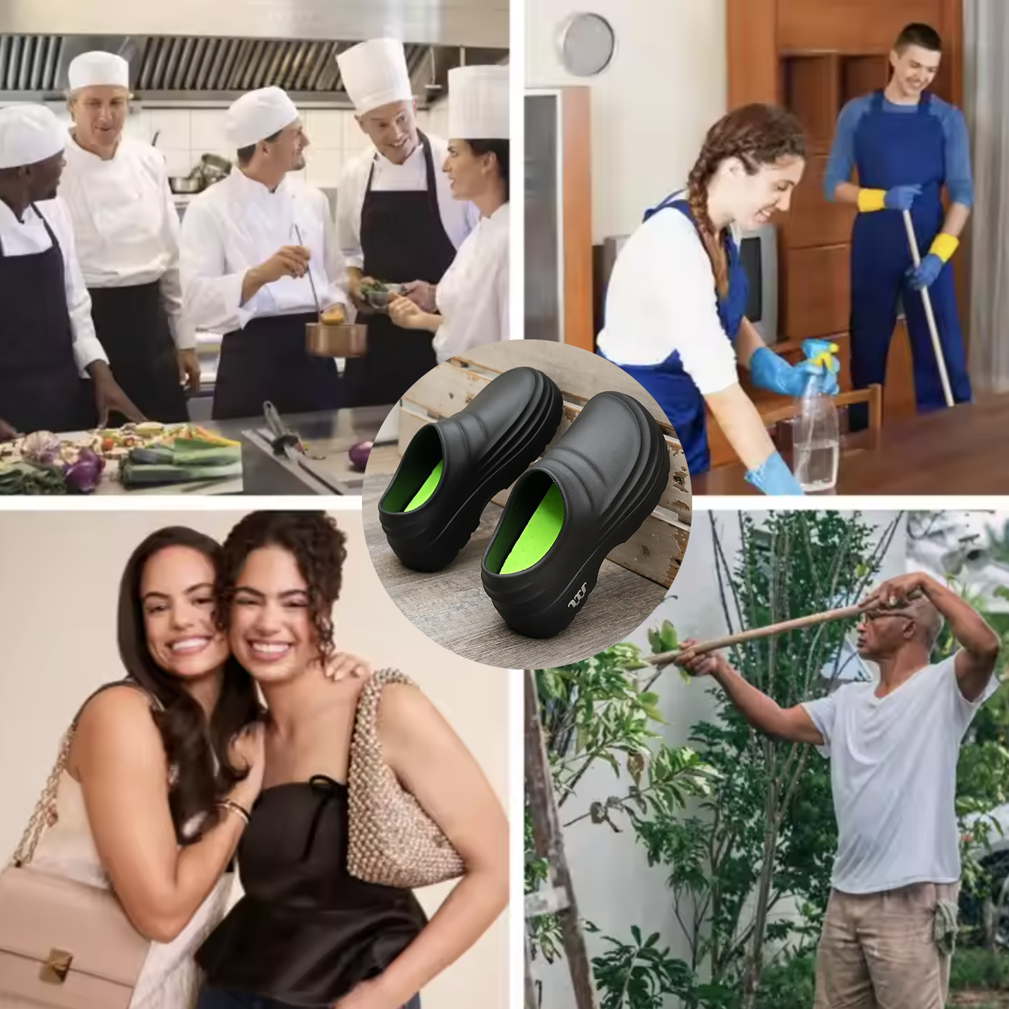 Last Day 49% Off 🔥 Women’s Orthopedic EVA Work Shoes – Slip-On, Non-Slip & Waterproof