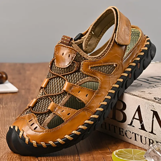 Orthopedic Men's Sports Sandals Closed Toe Water Shoes