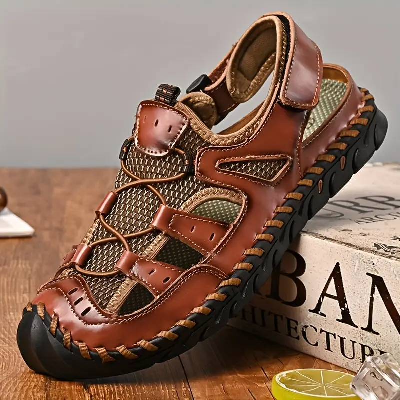 Orthopedic Men's Sports Sandals Closed Toe Water Shoes