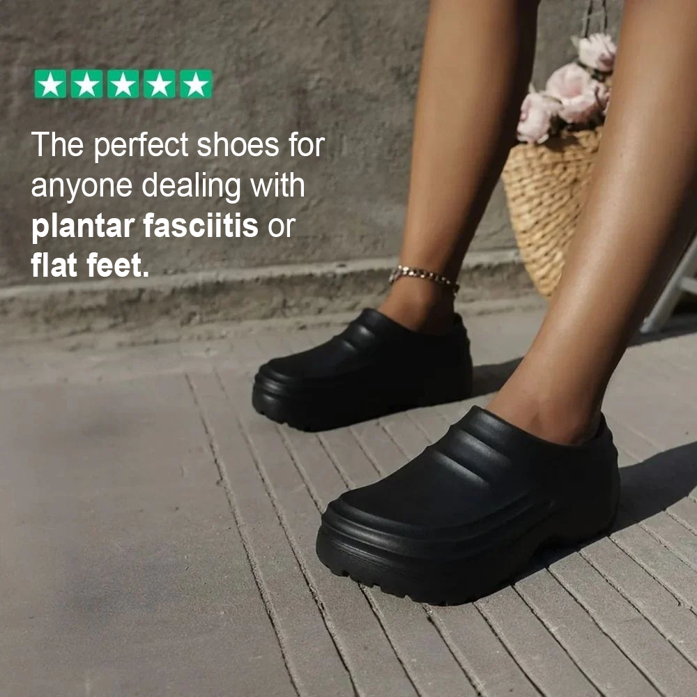 Last Day 49% Off 🔥 Women’s Orthopedic EVA Work Shoes – Slip-On, Non-Slip & Waterproof