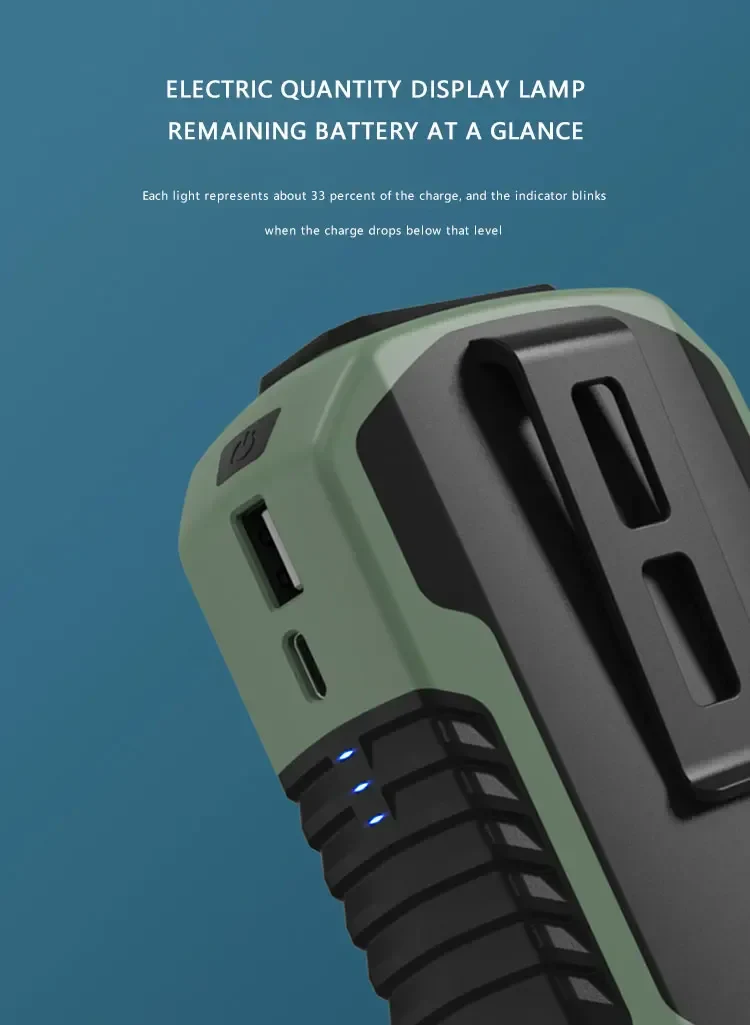 Summer Sale 45% Off🔥 2025 Smart AI Long-lasting Battery Powerful Portable Waist Clip Fan, Wearable Hanging Neck Fan