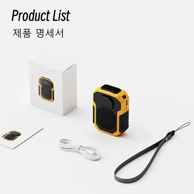 Summer Sale 45% Off🔥 2025 Smart AI Long-lasting Battery Powerful Portable Waist Clip Fan, Wearable Hanging Neck Fan