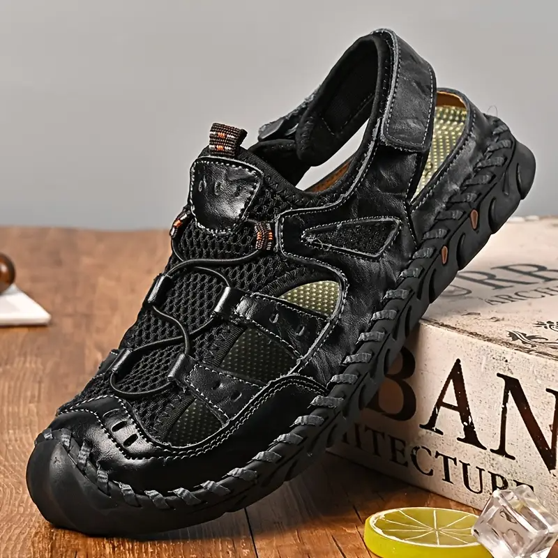 Orthopedic Men's Sports Sandals Closed Toe Water Shoes