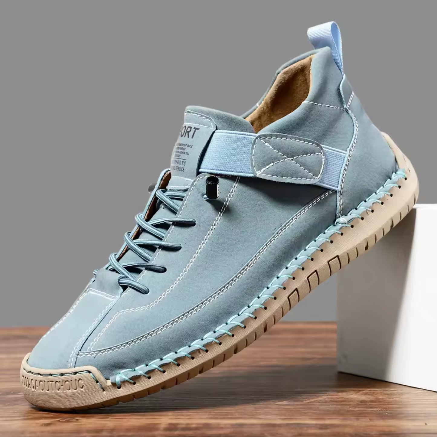 EaseStep™ Leather Sneakers – Soft Comfort & Orthopedic Support