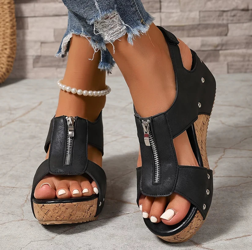 ComfortStep™ Women's New Vintage Wedge Platform Sandals