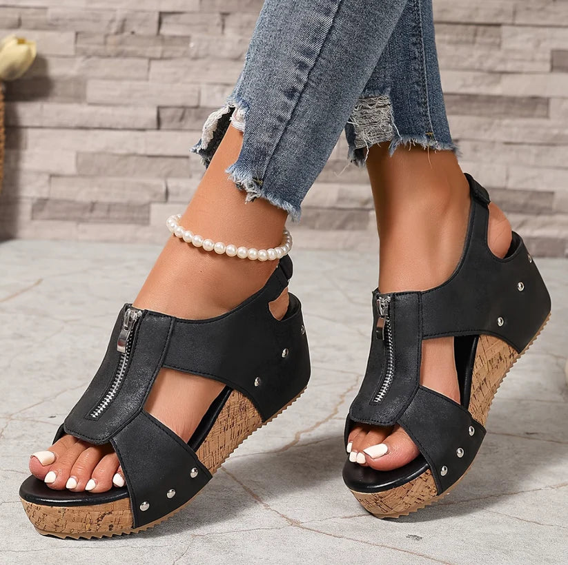 ComfortStep™ Women's New Vintage Wedge Platform Sandals