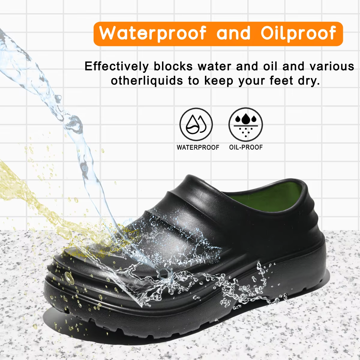 Last Day 49% Off 🔥 Women’s Orthopedic EVA Work Shoes – Slip-On, Non-Slip & Waterproof