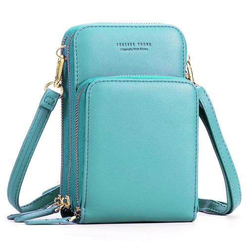 3-Layers Leather Crossbody Shoulder Bag - Beelovy