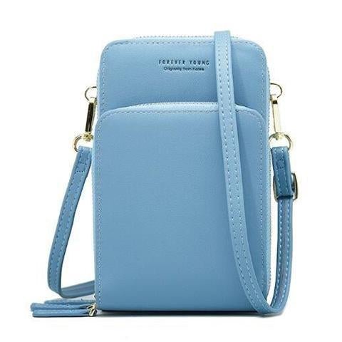 3-Layers Leather Crossbody Shoulder Bag - Beelovy