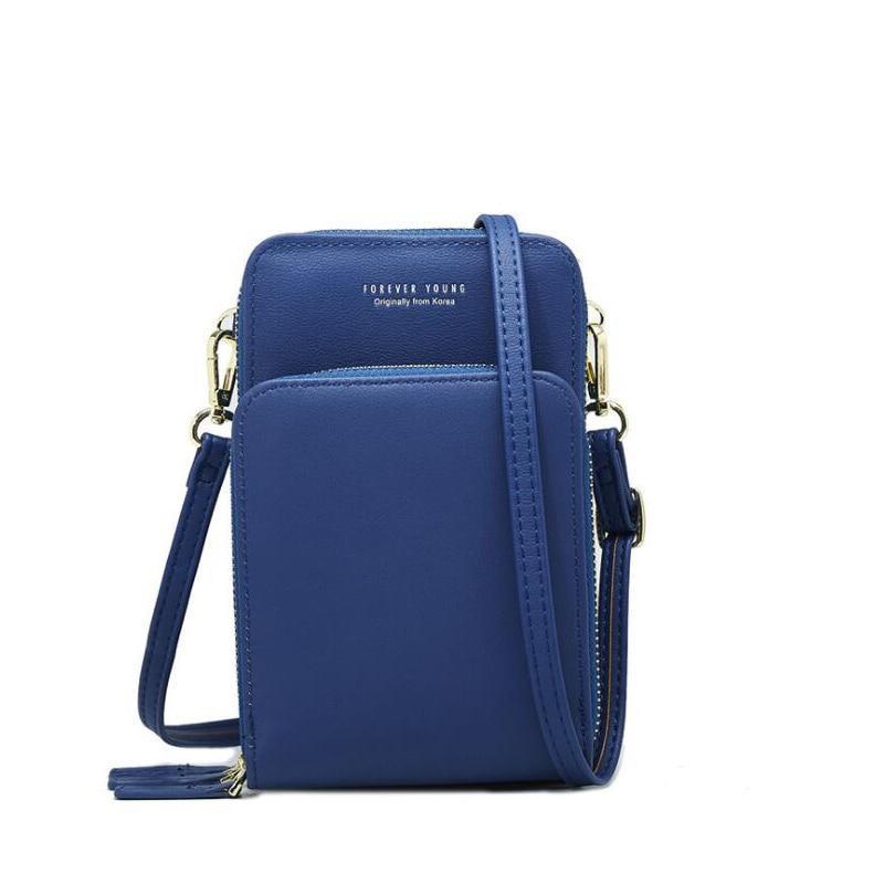 3-Layers Leather Crossbody Shoulder Bag - Beelovy