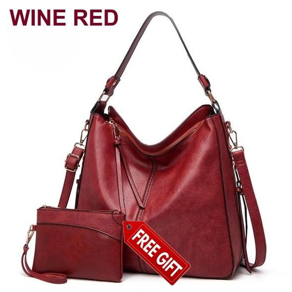 Luxury Leather Shoulder Crossbody Handbag (60% OFF + 1 FREE Clutch) - Beelovy