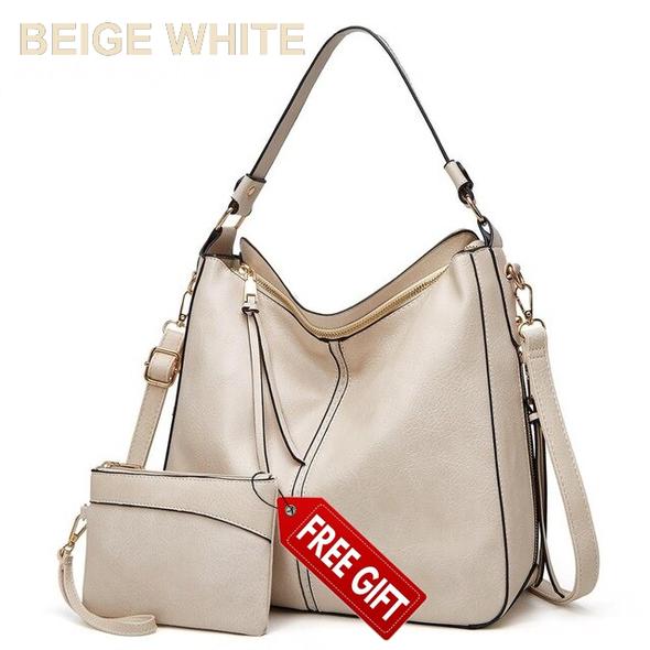 Luxury Leather Shoulder Crossbody Handbag (60% OFF + 1 FREE Clutch) - Beelovy